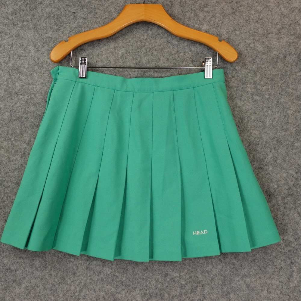 1980 Vintage Tennis Skirt Medium Head Pleated Mini Chic Y2K Preppy Sports RARE